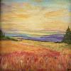 Summer Fields: The bright yellows and reds sing loud in this original acrylic painting. Prints available in various sizes to fit your frames.
Matted in white on white
8x10, 11x14, 16x20